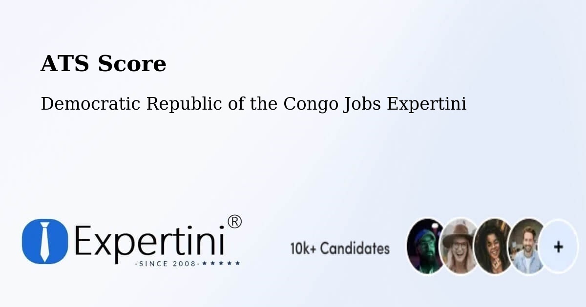 Resume ATS Score & Job Description Match Tool – Nioki - Democratic Republic of the Congo Jobs Expertini