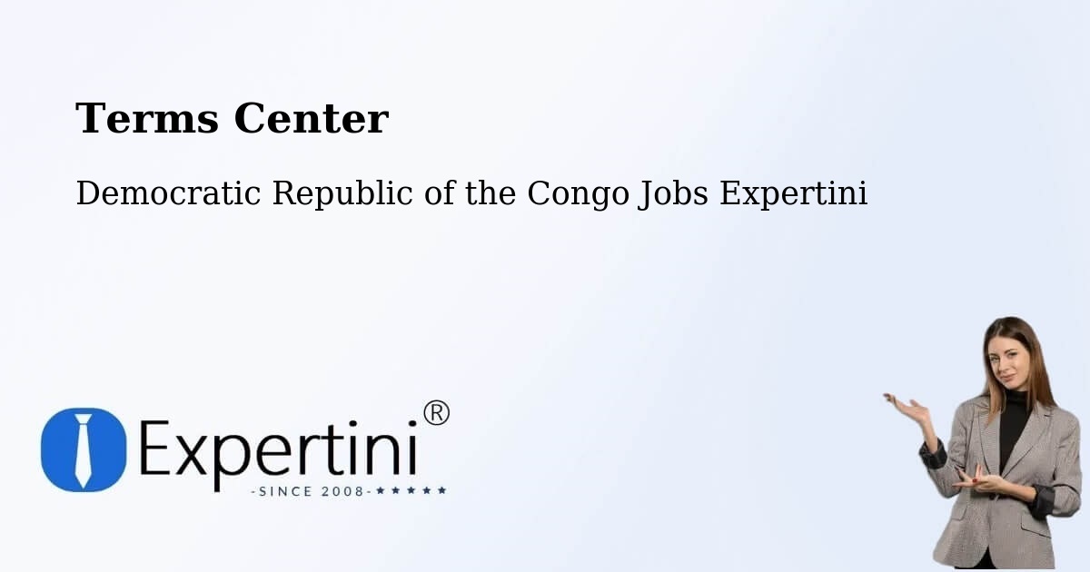 Terms of Service – Nioki - Democratic Republic of the Congo Jobs Expertini